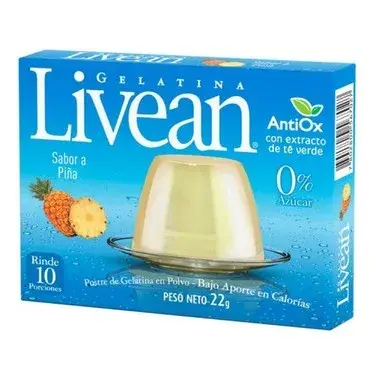 GELATINA LIVEAN PINA 20 GR