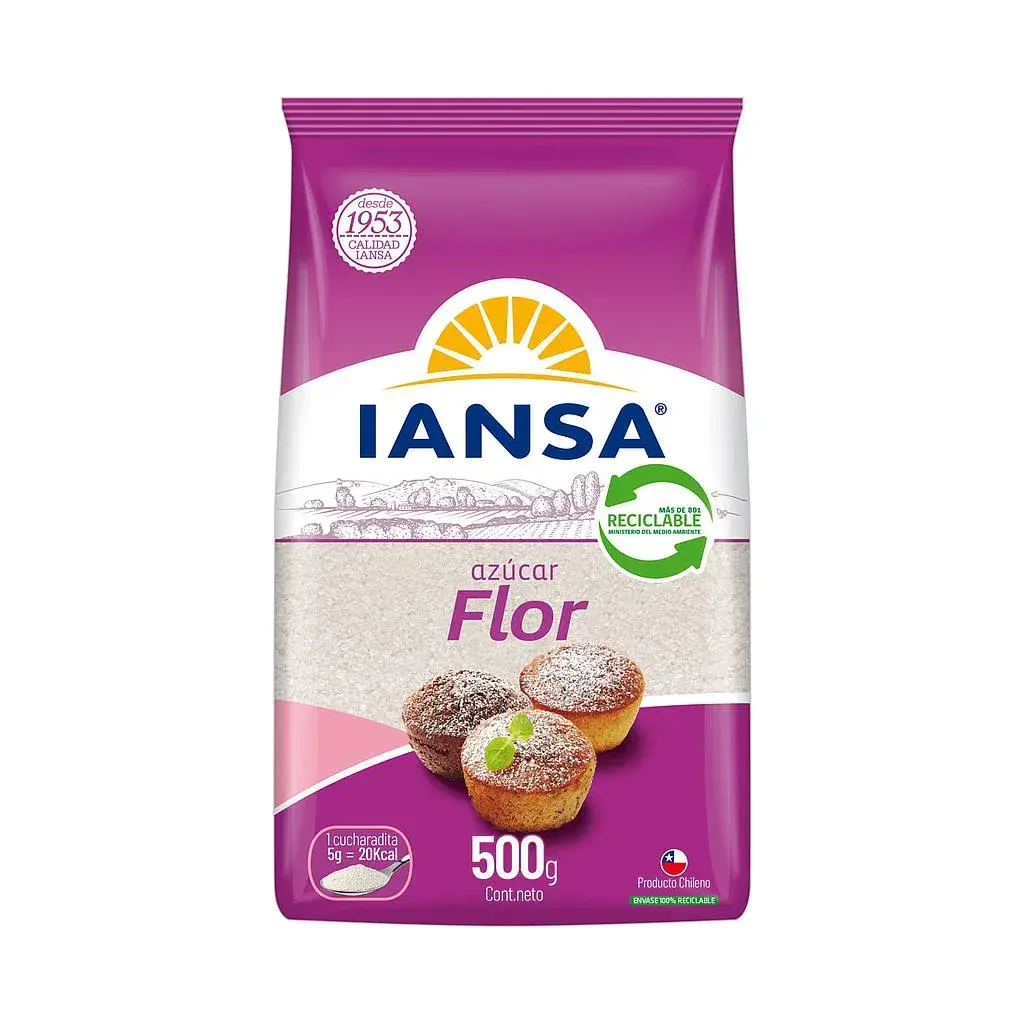 Azucar Flor Iansa 500 gr