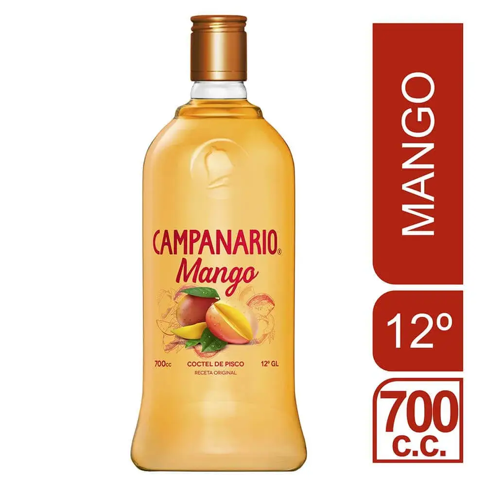 PISCO CAMPANARIO SOUR MANGO 700 CC