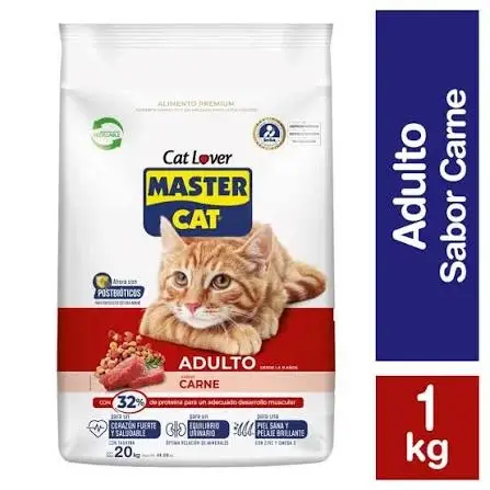 ALIMENTO MASTER CAT CARNE 1 KG