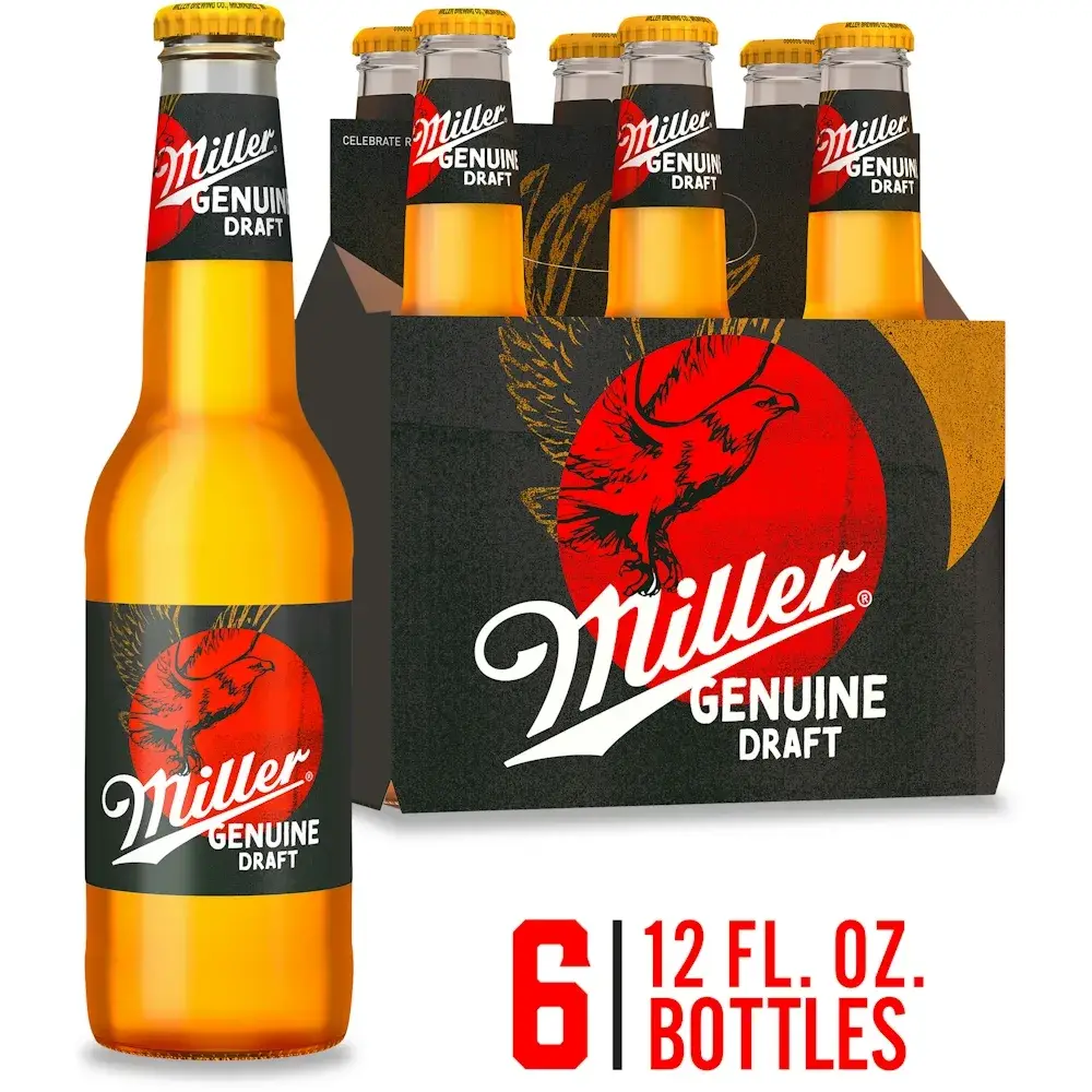 CERVEZA MILLER BOT 355 CC PACK 6 UN