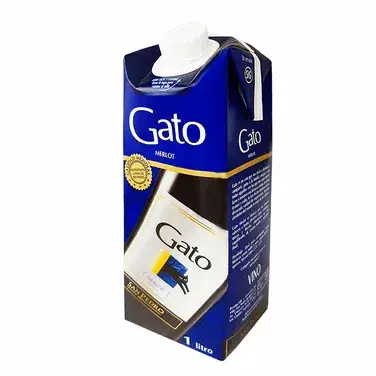 VINO GATO MERLOT TETRA 1 LT