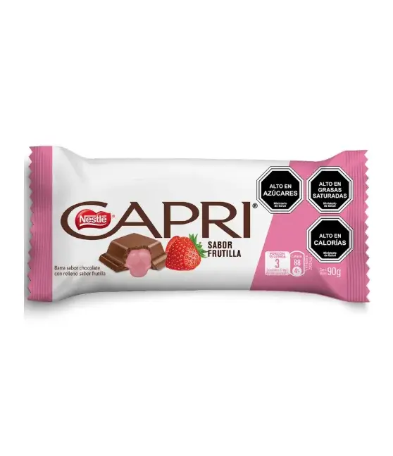 CHOC CAPRI FRUT 90 GR