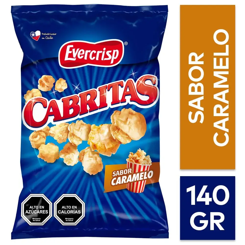 CABRITAS EVERCRISP CARAMELO 140 GR