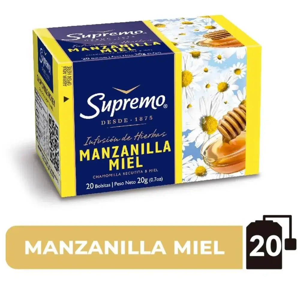 TE MANZ/MIEL SUPREMO 20 BOL