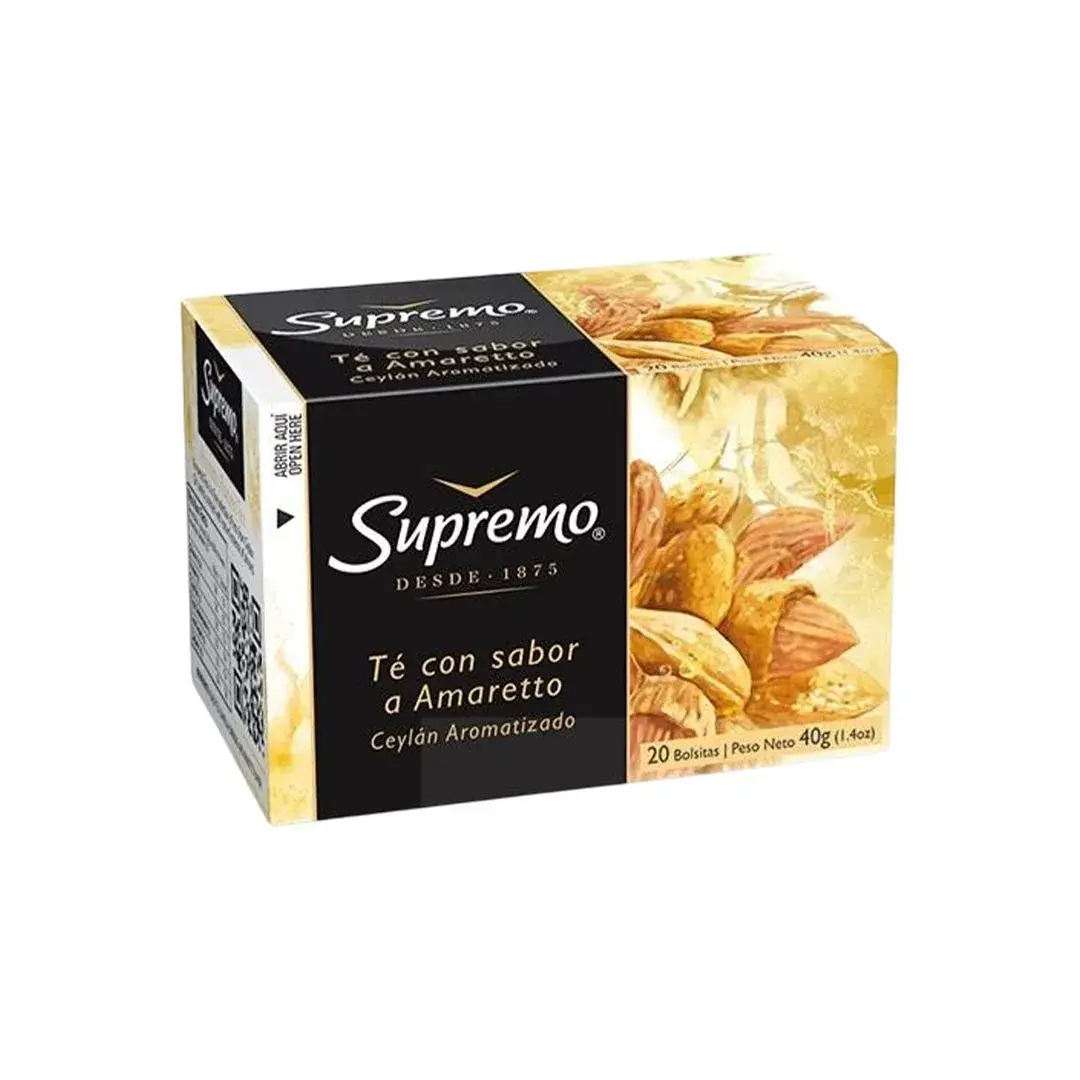 TE SUPREMO AMARETTO 20 BOL