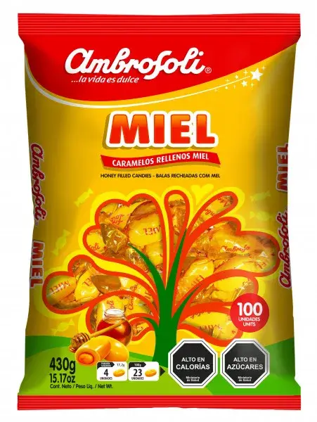 CARAMELO AMBROSOLI MIEL 430 GR