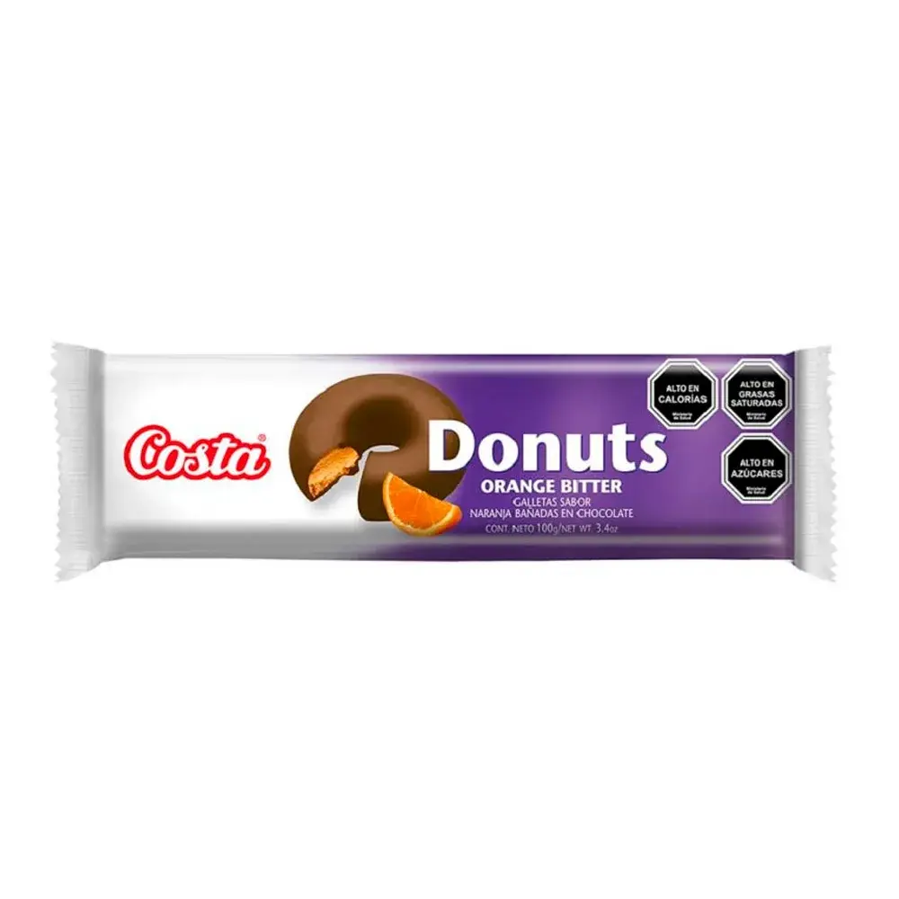 GALLETA DONUTS ORANGE BITTER 100 GR