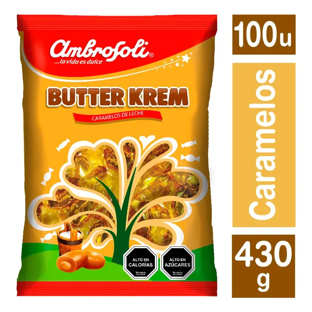 CARAMELO AMBROSOLI L/KREM 430 GR