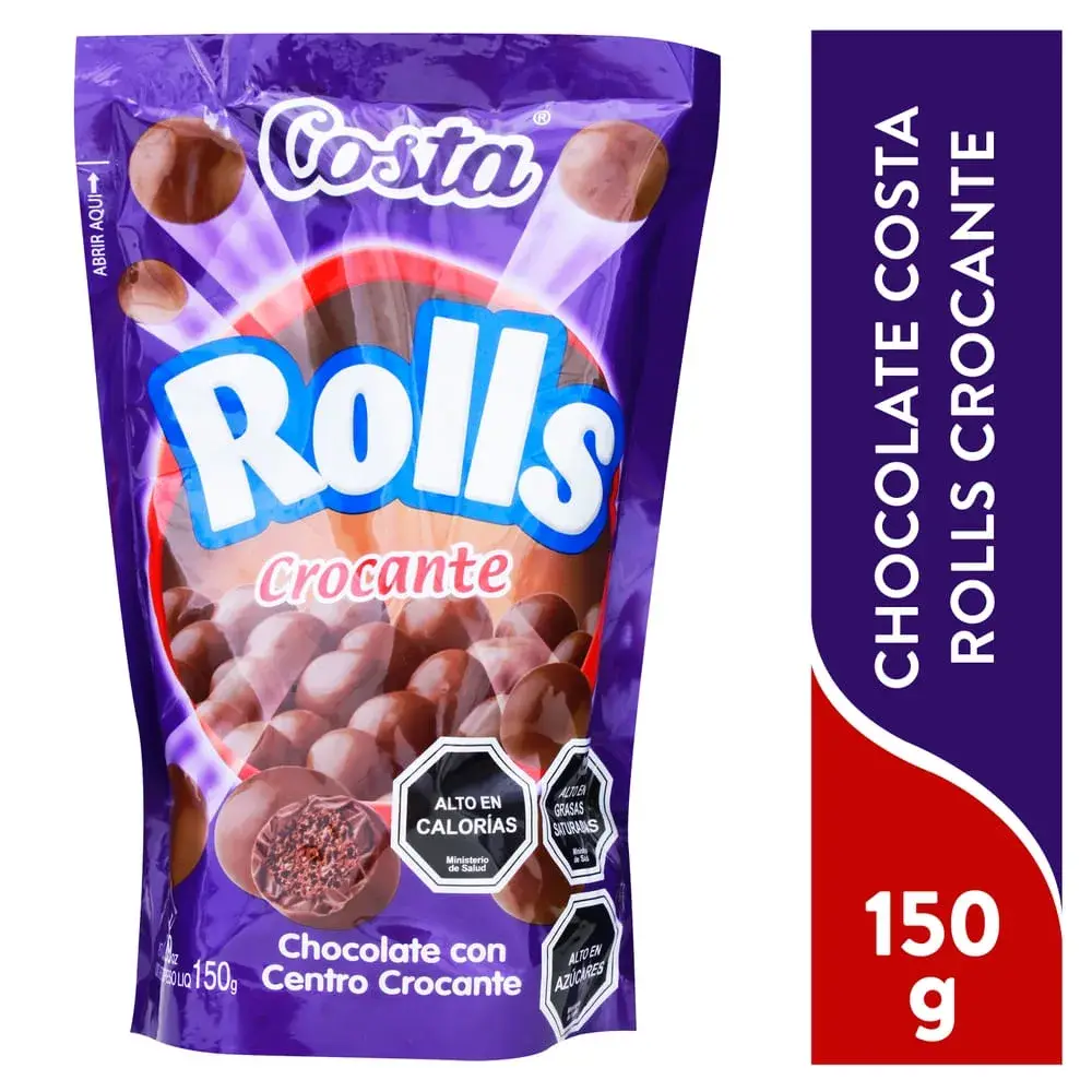 Rolls Crocante Choc 150 gr