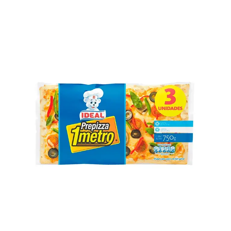 PREPIZZA IDEAL REGULAR 750 GRAMOS