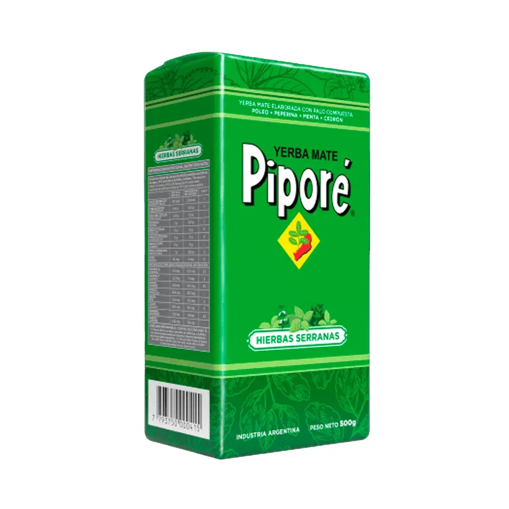 YERBA MATE PIPORE H/SERRANAS 500 GR