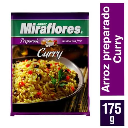 Arroz Miraflores Curry 210 grs