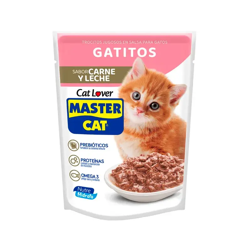 MCAT TROCITO JUGOSO GATITOS C/LECH 85 G