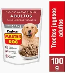 ALIM MASTER DOG TROC JUG CARNE 100 GR