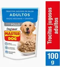 ALIM MASTER DOG TROC JUG POLLO 100 GR