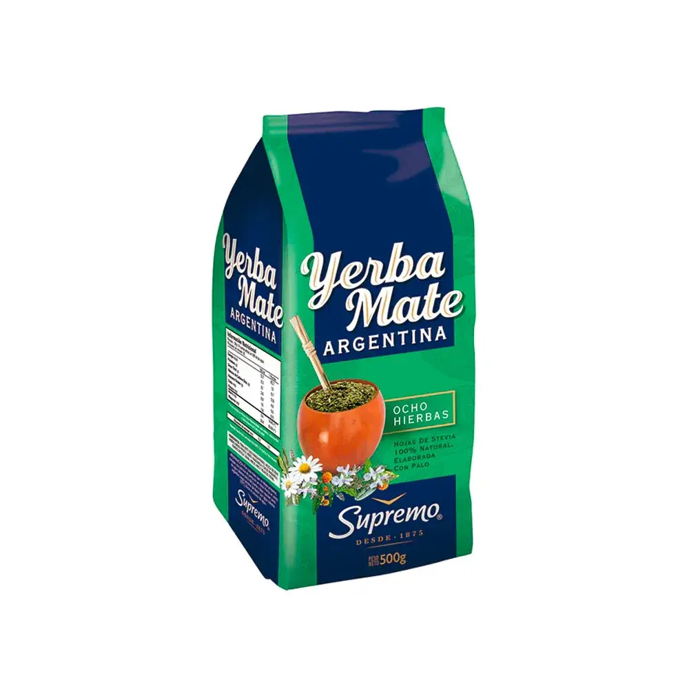 YERBA MATE ARGENTINA OCHO HIERBAS 500 GR