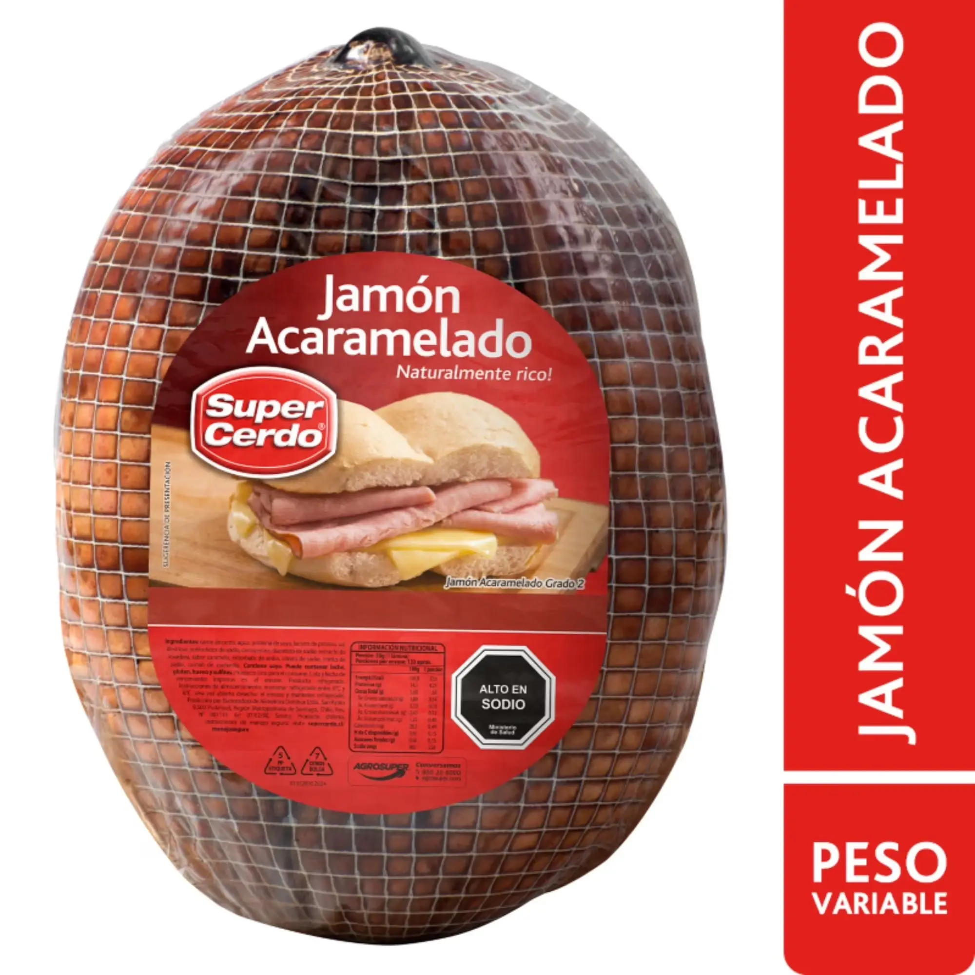 JAMON ACARAMELADO SUPER CERDO