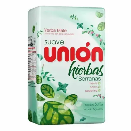 YERBA MATE UNION SUAVE 500 GR