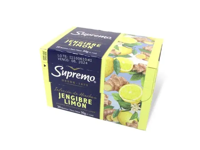 TE SUPREMO JENGIBRE LIMON 20 BOL