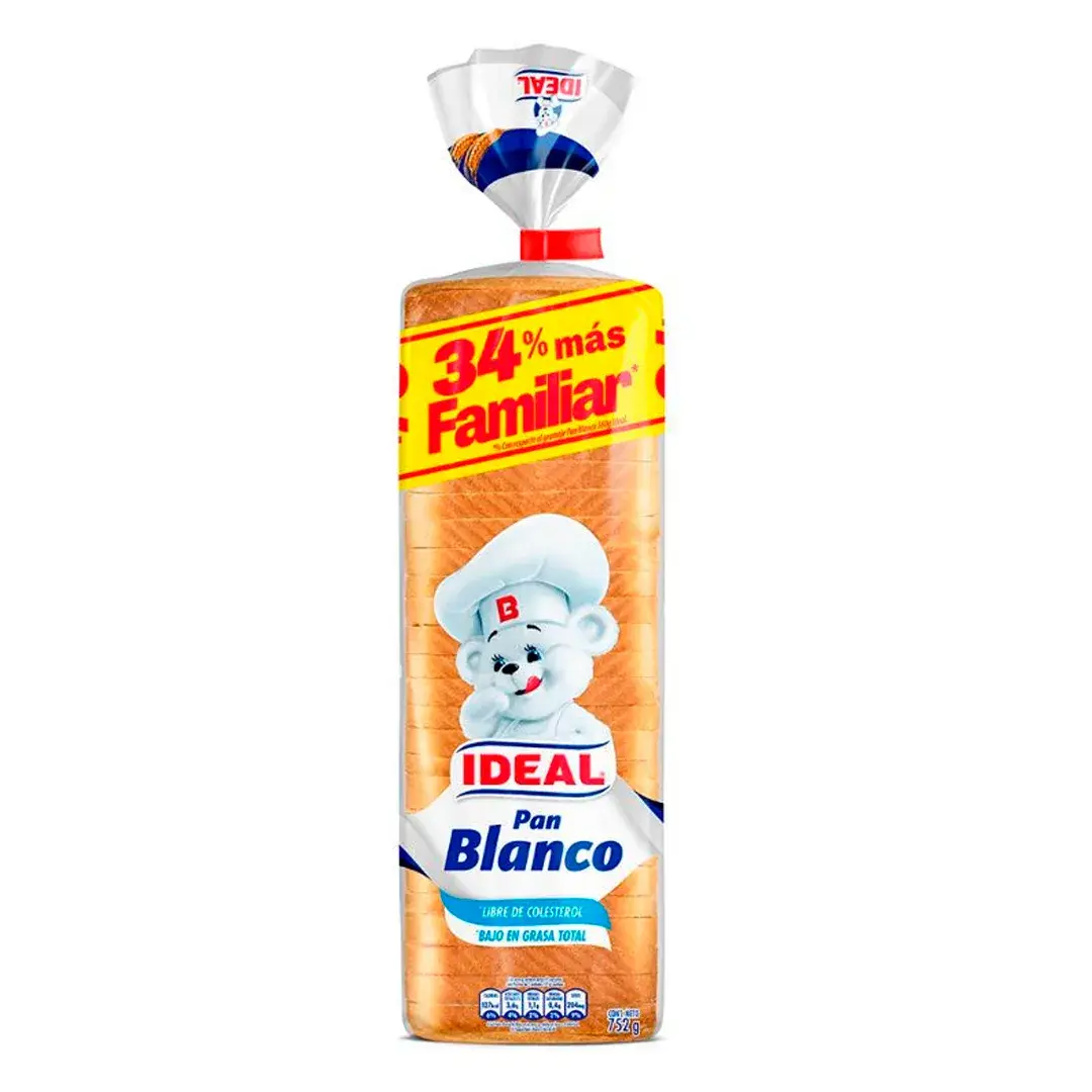 PAN IDEAL BLANCO XL 750 GR