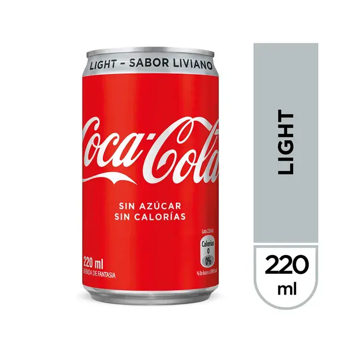 Beb Coca Cola Light Lata 220 ml