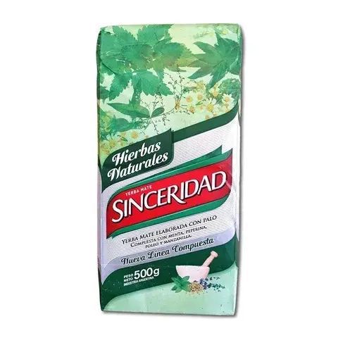 YERBA MATE SINCERIDAD H/SURT 500 GR