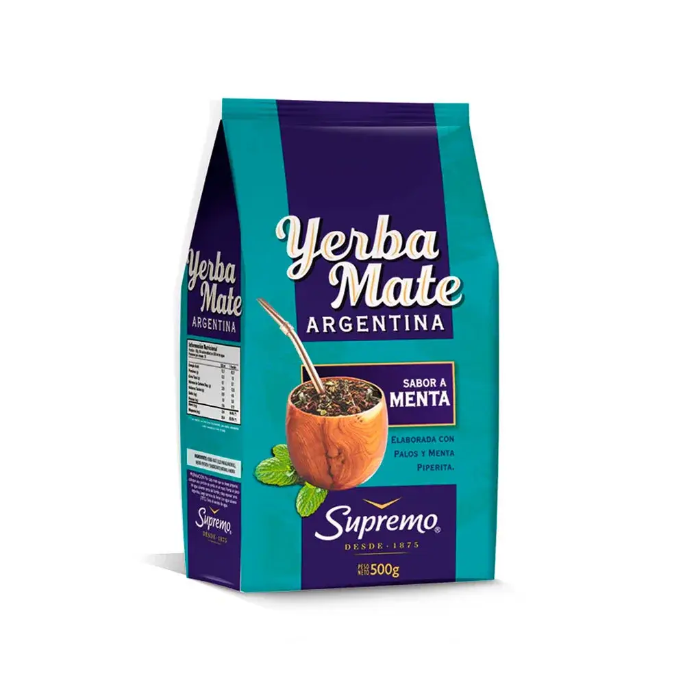 YERBA MATE ARGENTINA MENTA 500 GRS