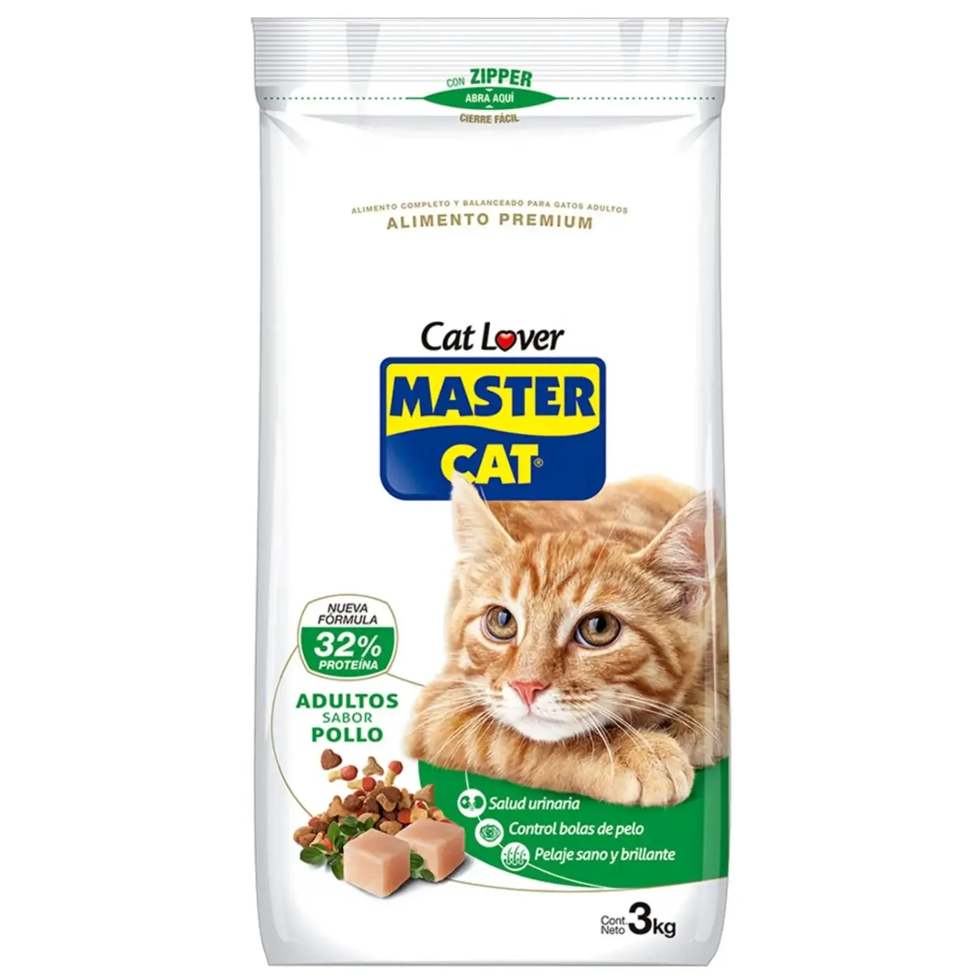 MASTER CAT ADULTO POLLO 3 KG