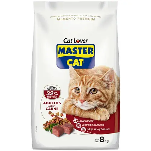 MASTER CAT ADULTO CARNE 8 KG