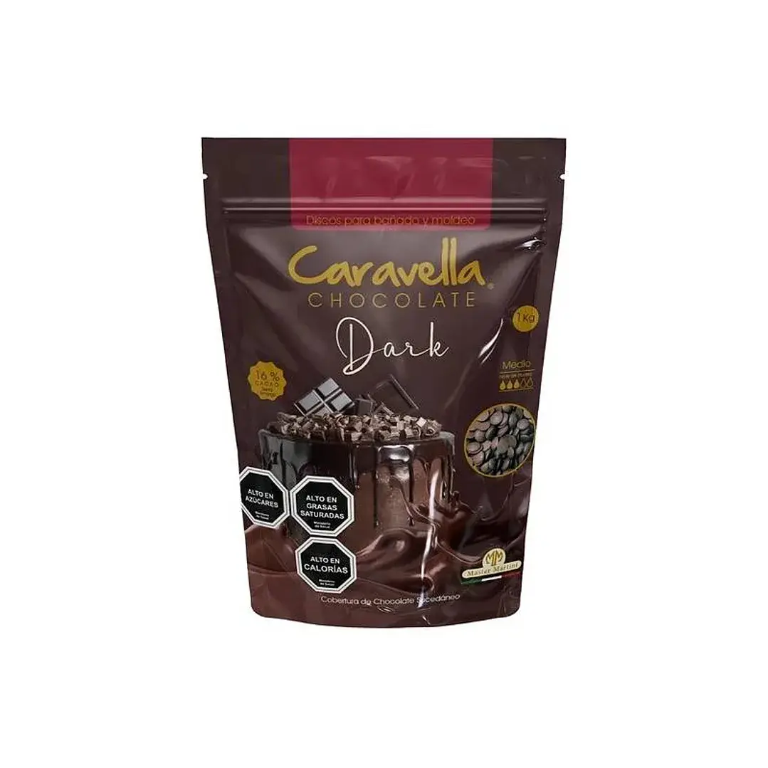 CHOC.DISCO CARAVELLA DARK 1 KG