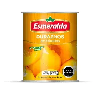 Duraznos en Mitades Esmeralda 425 gr