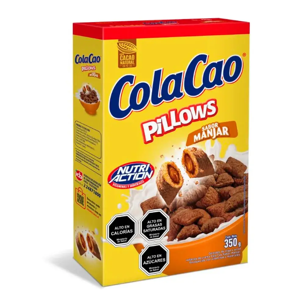 Cereal Cola Cao Pillows Manjar 350 gr