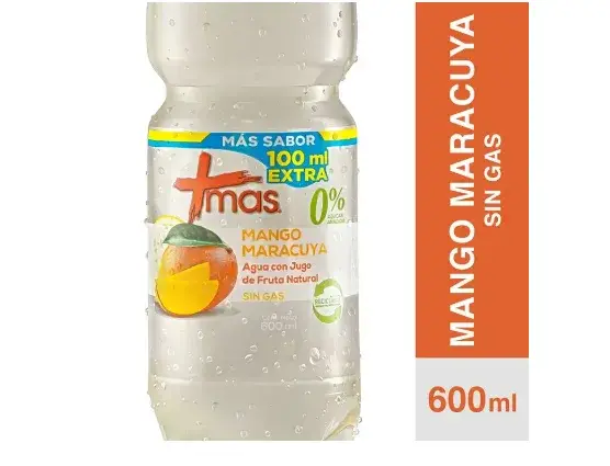 Agua Mas Mango/Maracuya 600 ml