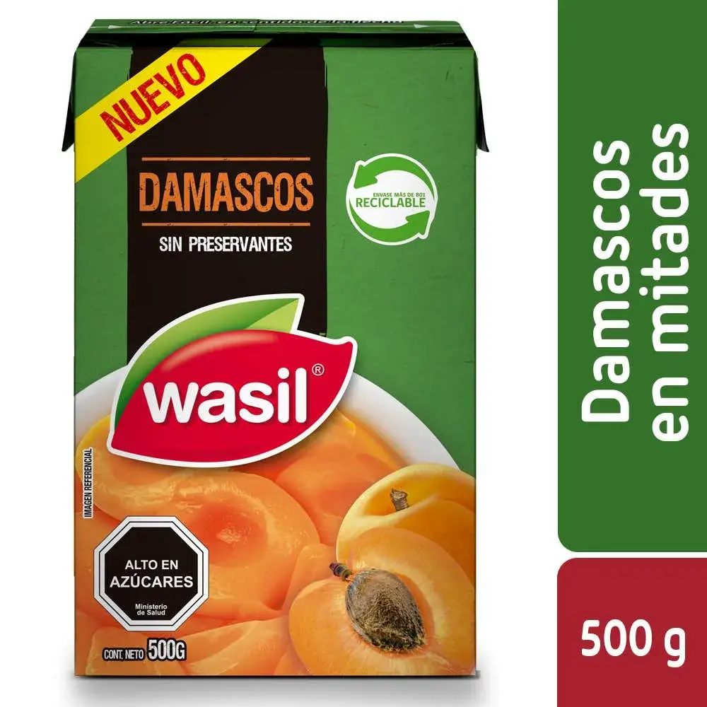 Damasco Wasil Mitades 500 grs