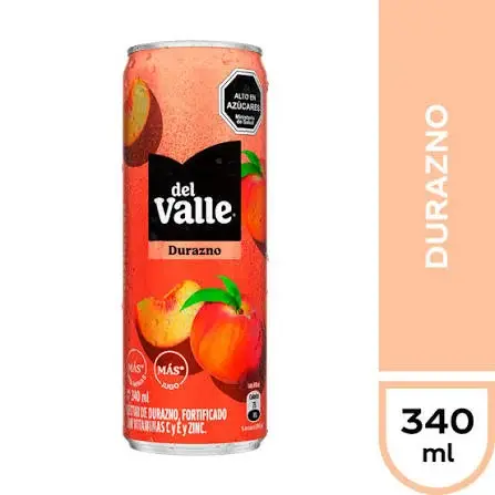 Nectar del Valle Durazno Lata 340 cc
