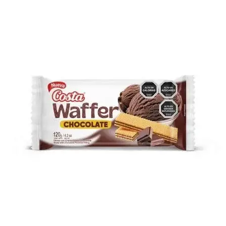 Oblea Larga Waffer Chocolate 120 grs