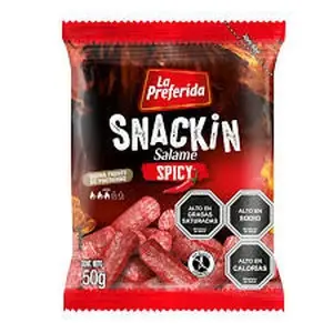 Bolsa Snackin Salame Spicy 50 grs
