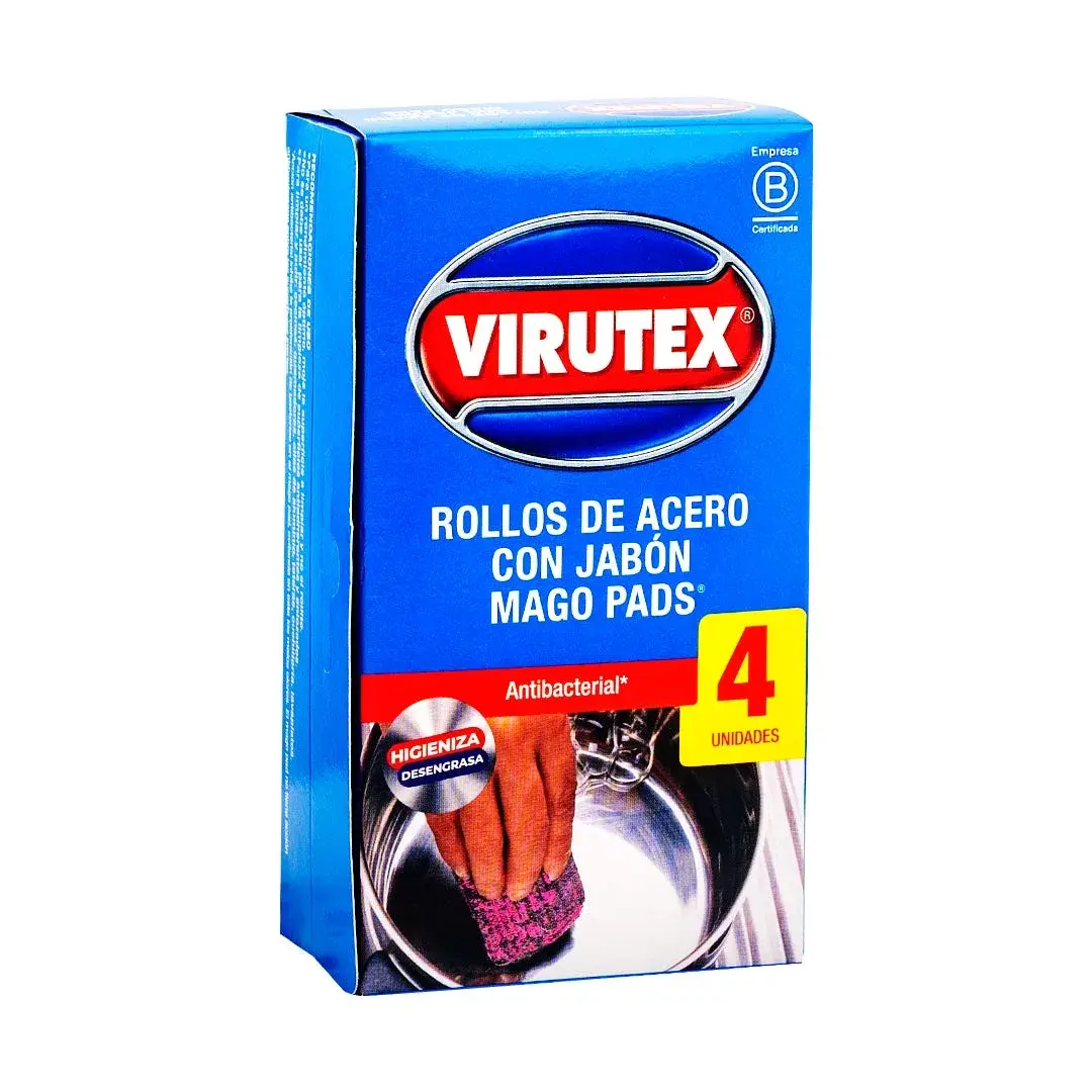 MAGO PADS C/JABON VIRUTEX 4 UN