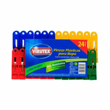 PINZAS PLASTICAS VIRUTEX 24 UN