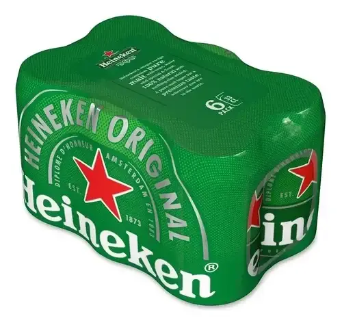 PACK 6 CERV HEINEKEN LATA 350 CC
