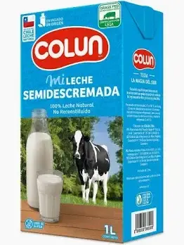 LECHE COLUN SEMIDES S/TAPA 1LT
