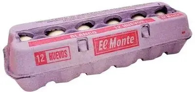 HUEVOS EL MONTE GDE BCO 6 UN