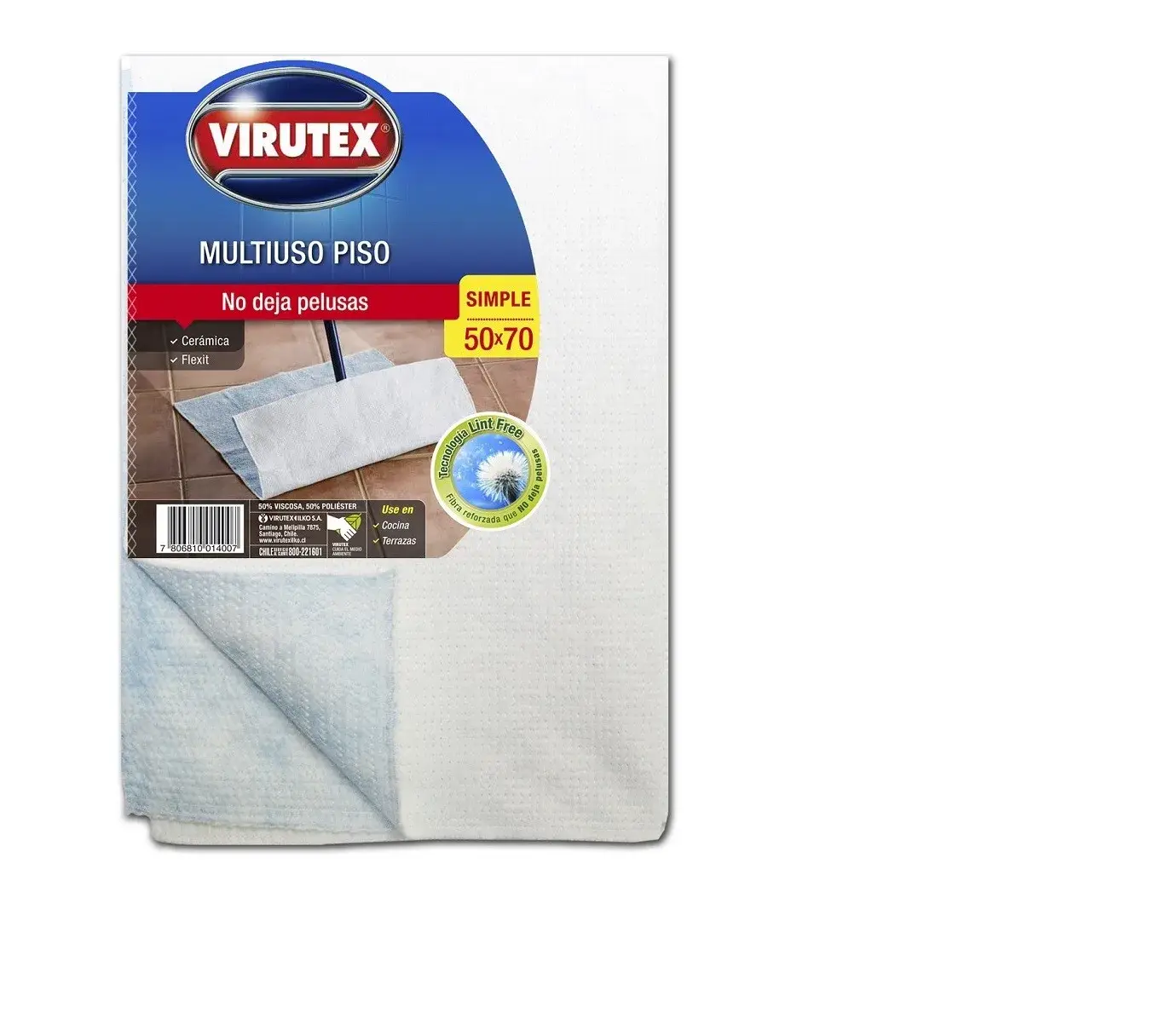 TRAPERO SIMPLE VIRUTEX 50X70