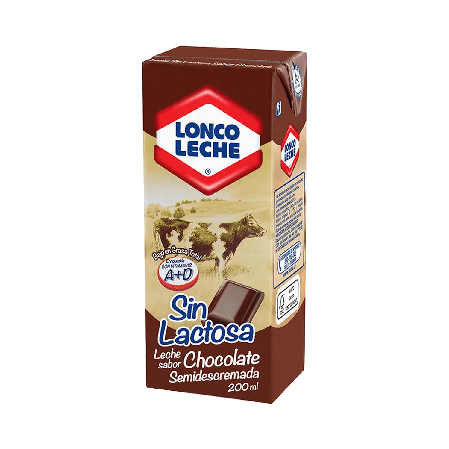 LECHE LONCO S/LAC CHOC 200 CC