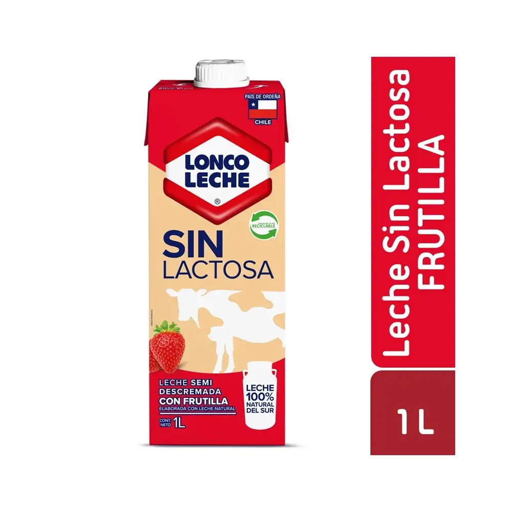 LECHE LONCO S/LAC FRUT 1 LT
