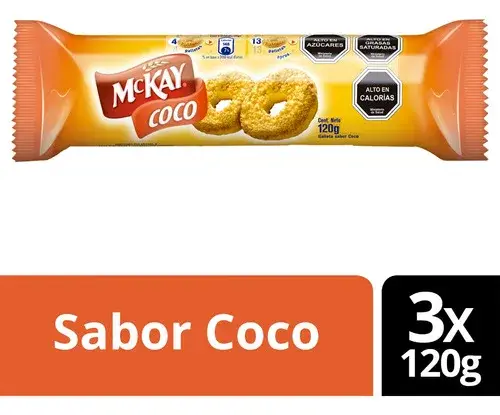 GALLETA COCO MCKAY 120 GR