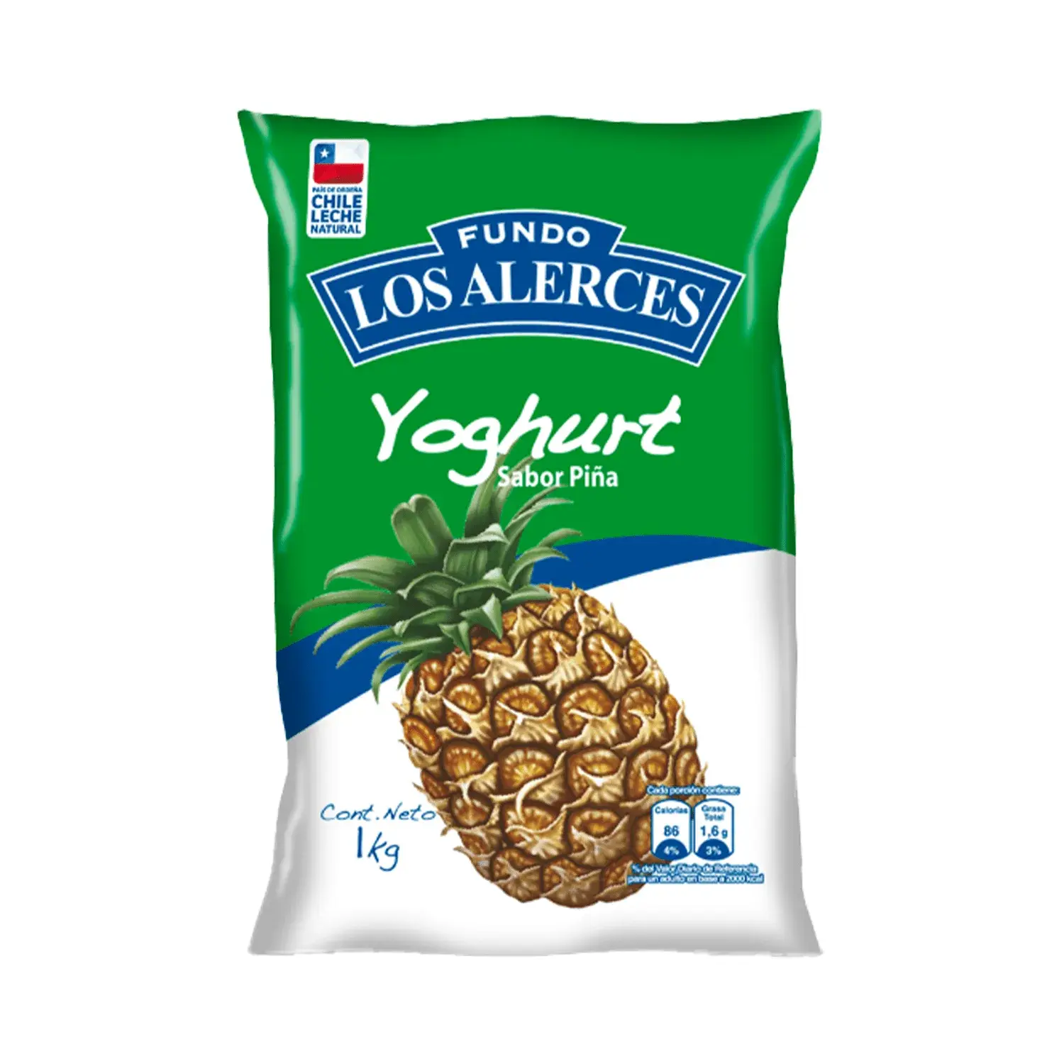 YOGHURT LOS ALERCES PINA 1 LT
