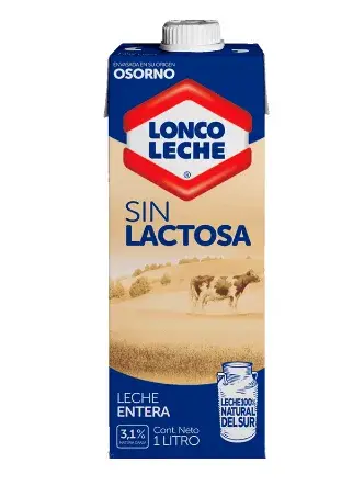 LECHE LONCO S/LAC ENT SQ 1 LT